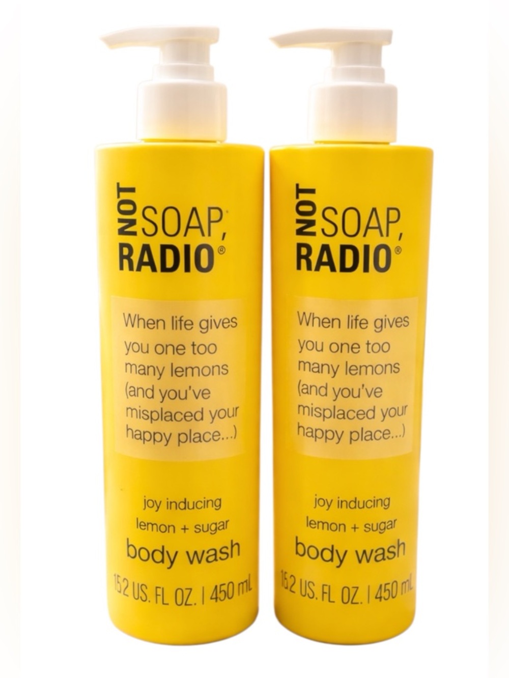 PRICE DROP‼️NOT SOAP, RADIO BODY WASH 🍋LEMON+ SUGAR PUMP BOTTLE (2 PK) 15.2 oz - Picture 3 of 8